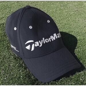 Taylormade Lethal 1R Golf Fitted Cap Hat A Flex Adidas Size S /M Navy Blue Golf